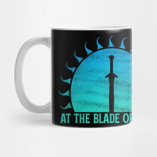 At the Blade of Dawn (Ocean): Fantasy Design Mug